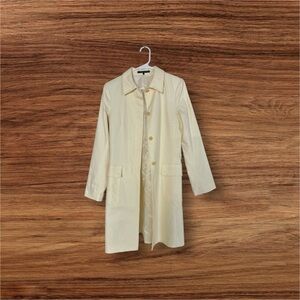 Theory Cream Trench Coat Size L